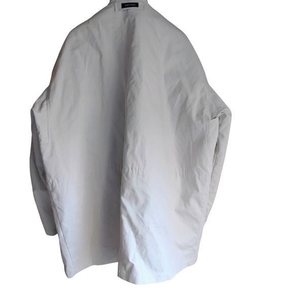 Nautica 4XL Men's Jacket – Off-White, Hidden Hood, Quilted Lining, Dual Closure - Picture 2 of 10